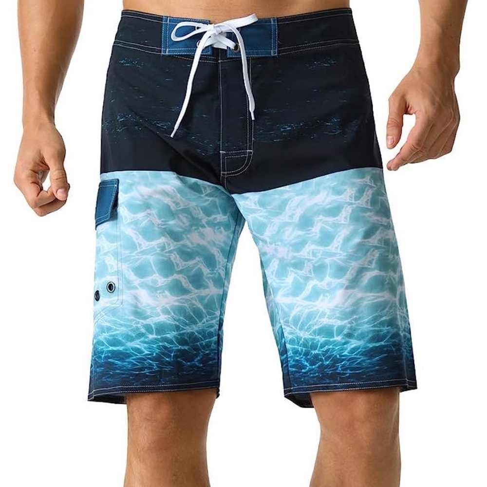 Nonwe Men's Sportwear Quick Dry Board Shorts with Lining , new, never been worn